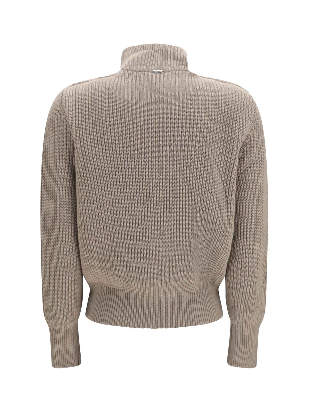 Resort ribbed pure wool Cardigan