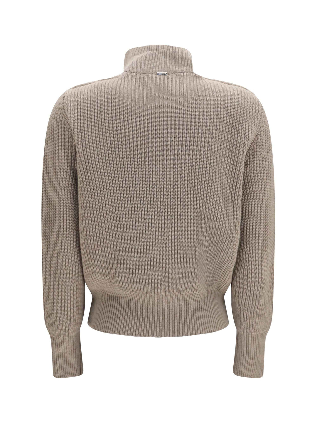 Resort ribbed pure wool Cardigan