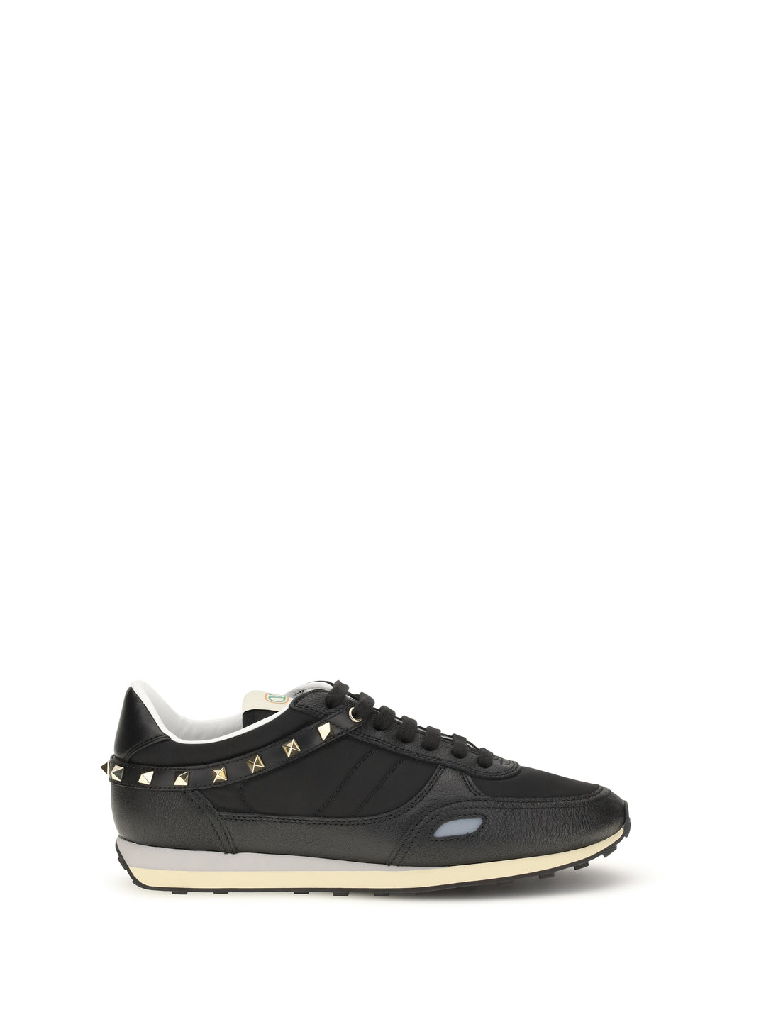 Stud Up Sneakers in leather and nylon 1