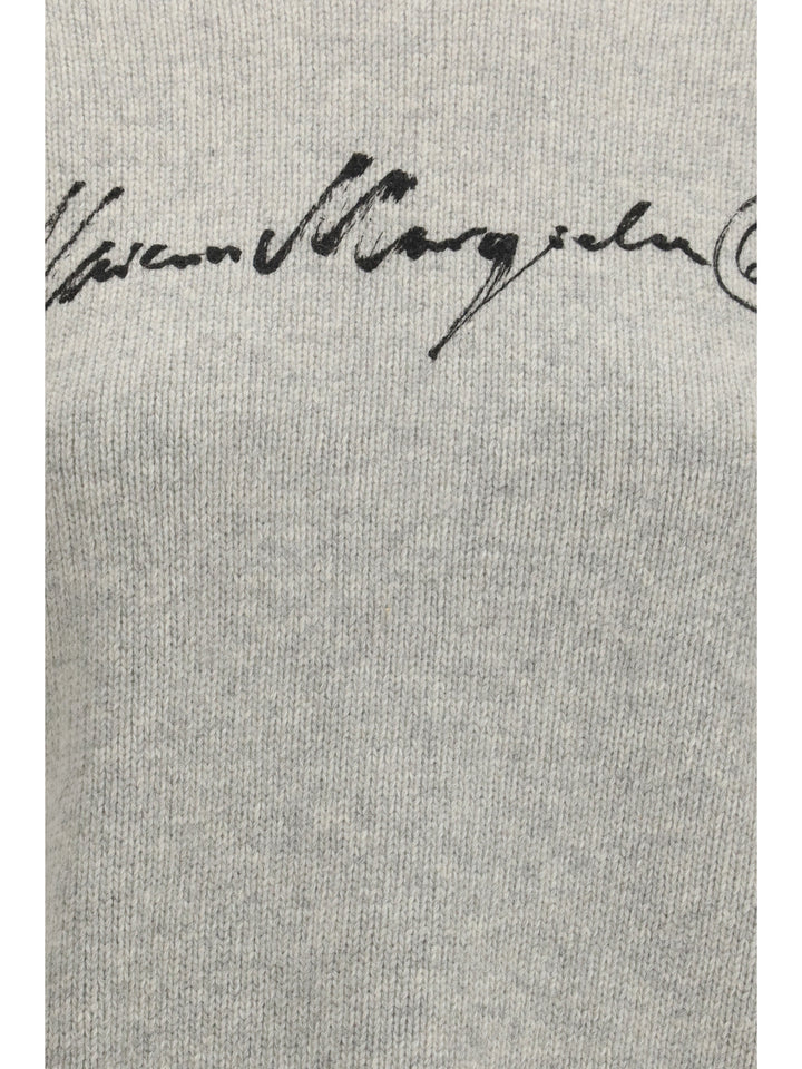 Knitted Sweater with logo lettering 3