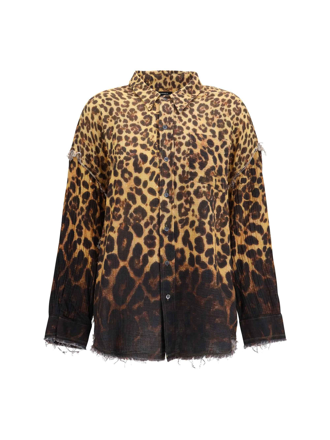 R13 Tops / Shirts in DIPPED BROWN LEOPARD R13WR075_R920B