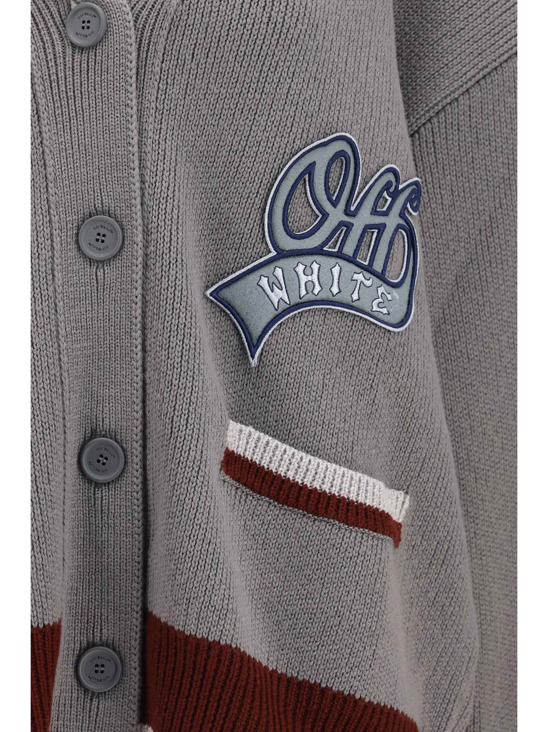 College Varsity Knit Cardigan