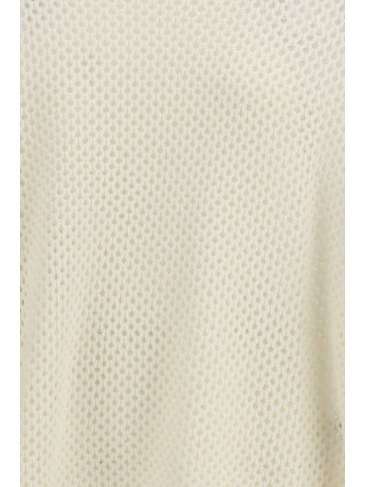 perforated boatneck Jumper