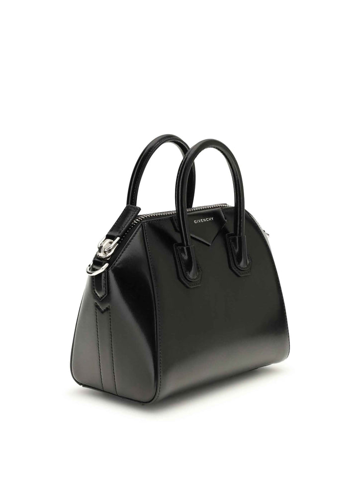 Box leather Antigona mini Handbag