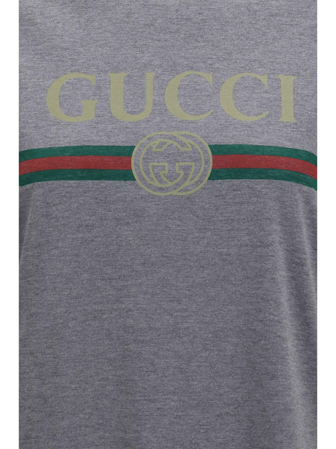 Cotton and silk jersey printed T-shirt