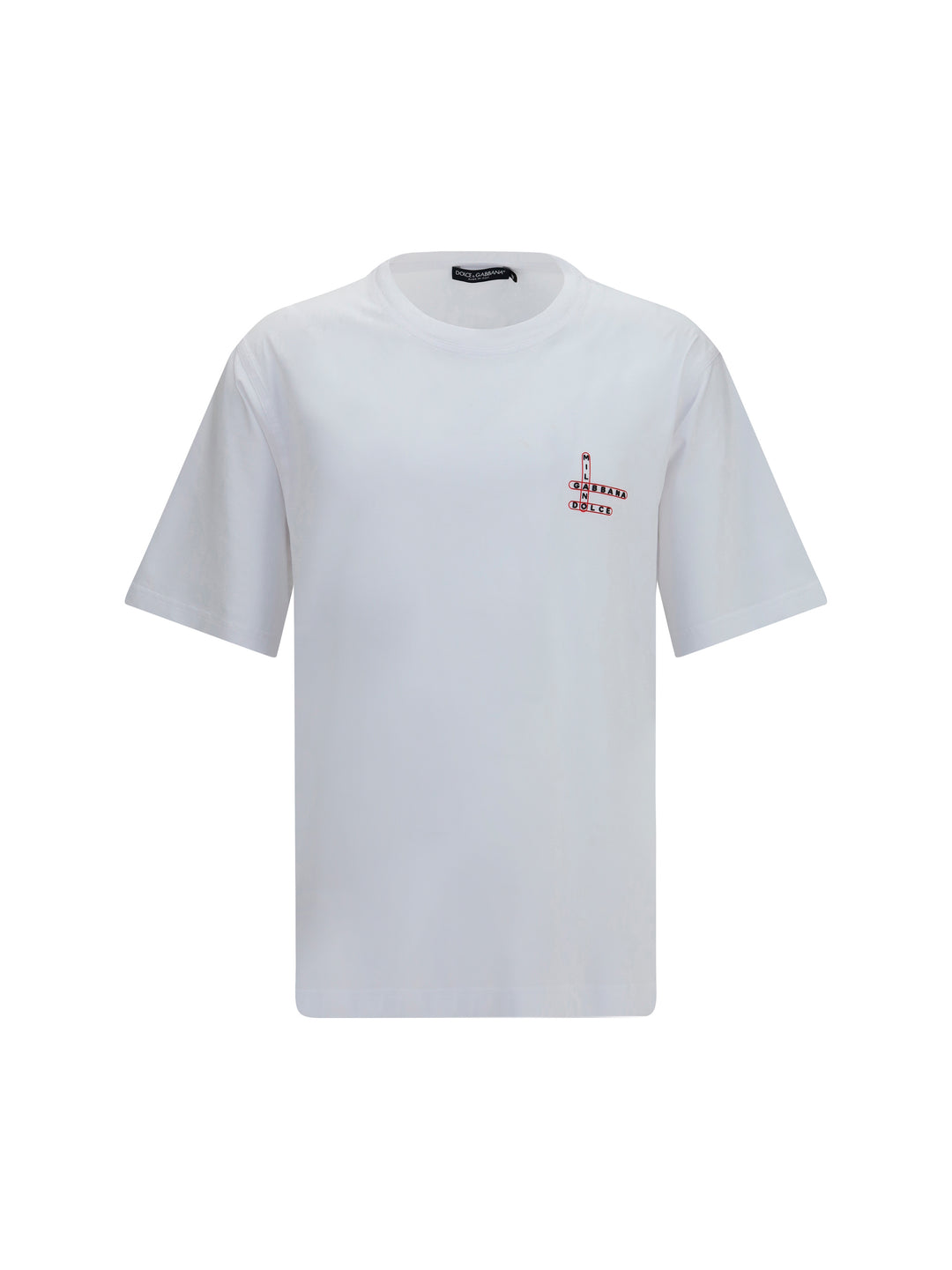 Cotton T-shirt with back print 1
