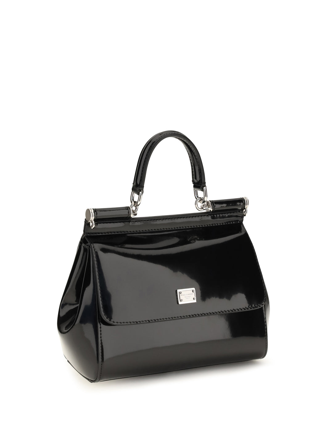 Small Sicily glossy calfskin Handbag 2