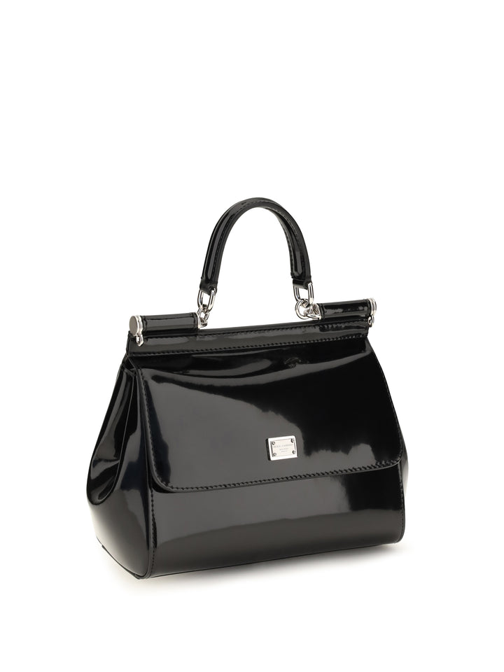 Small Sicily glossy calfskin Handbag 2
