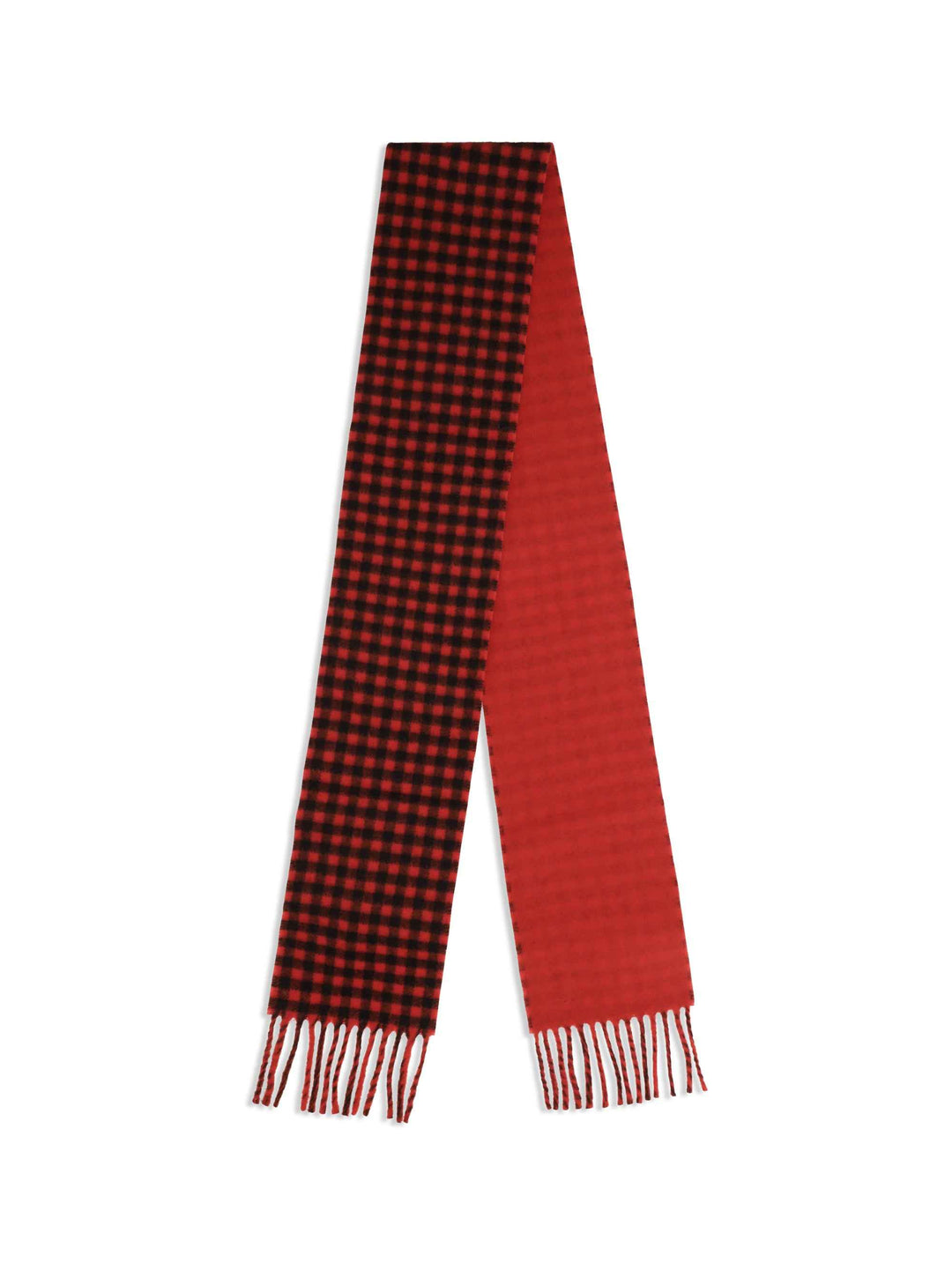 Ami de Coeur checked wool Scarf
