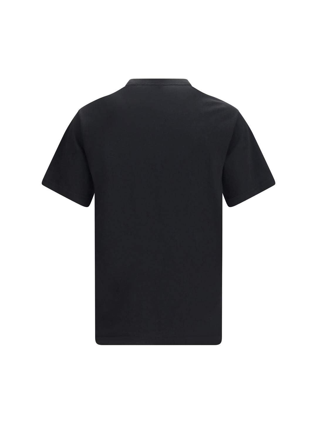 Embroidered signature cotton T-shirt 2