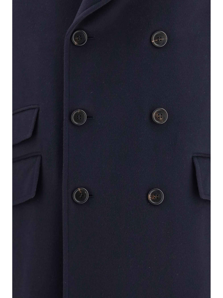 Double-breasted wool Coat