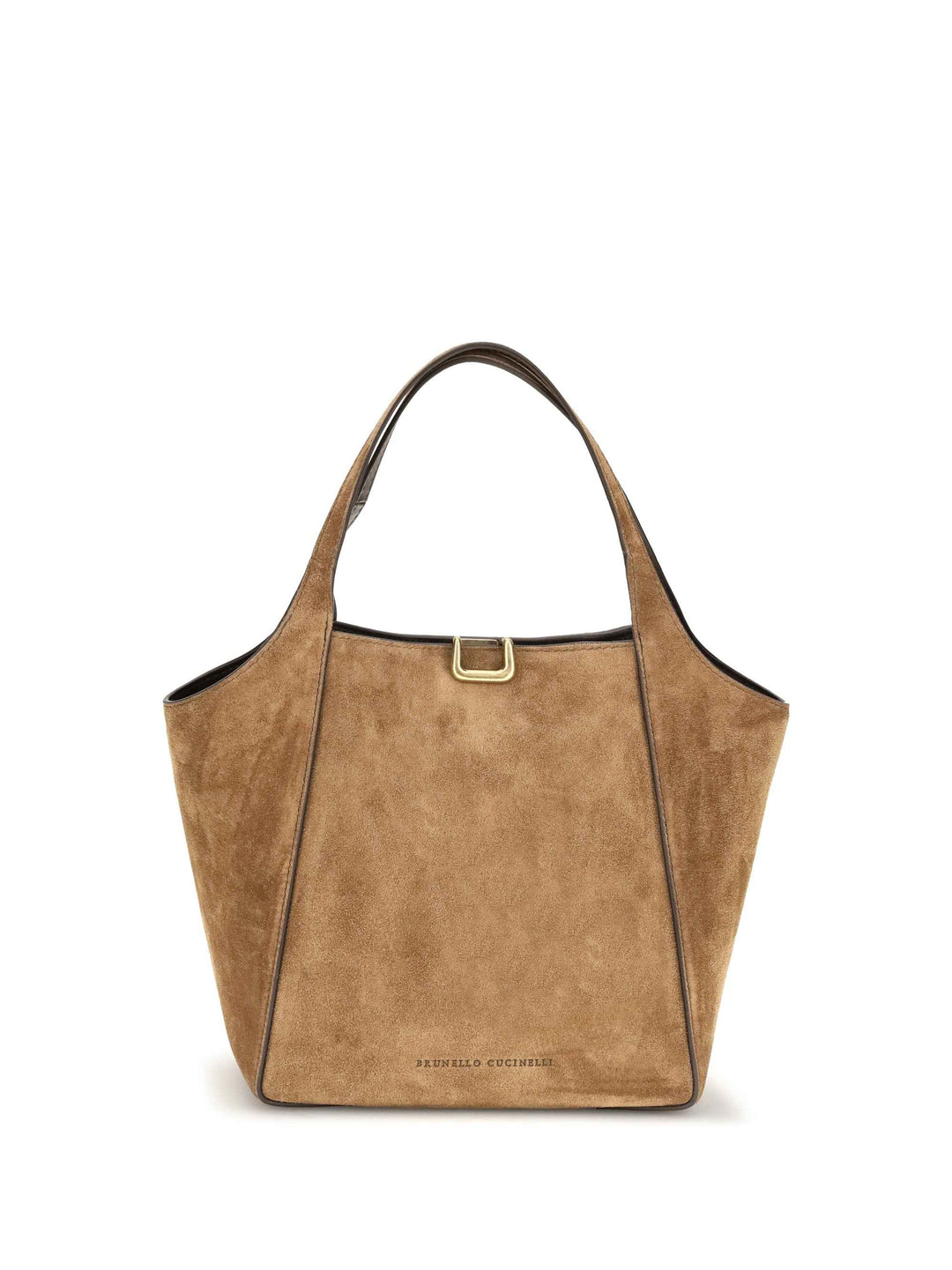 Small sartorial suede Bucket Bag