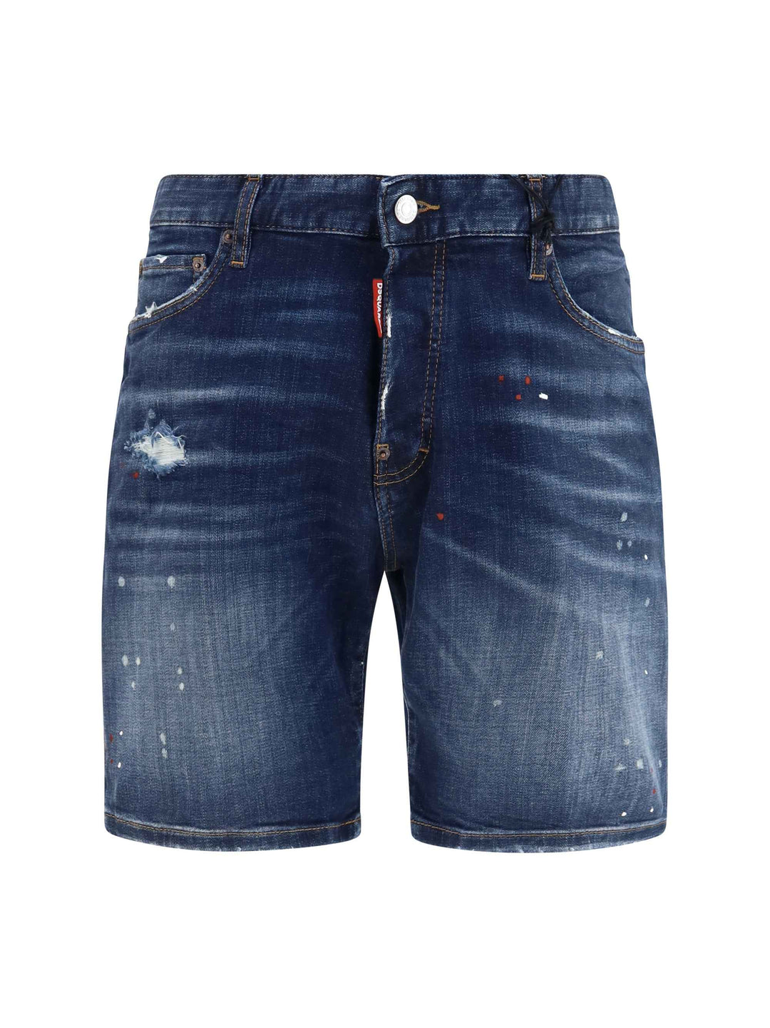 Distressed Denim Shorts