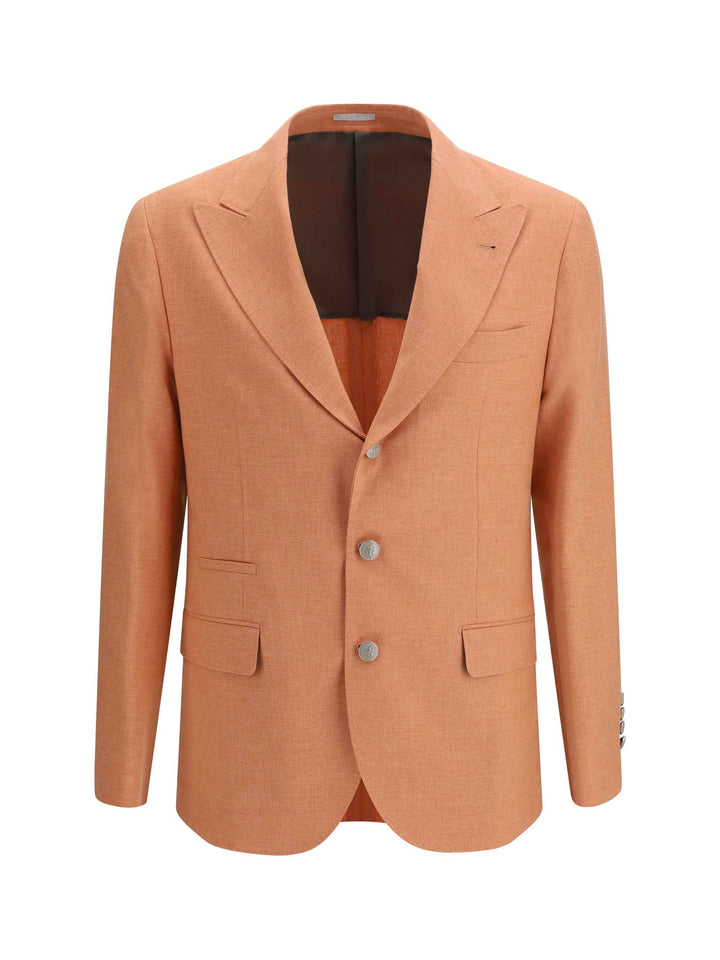 Deconstructed Jacket in mouliné fabric