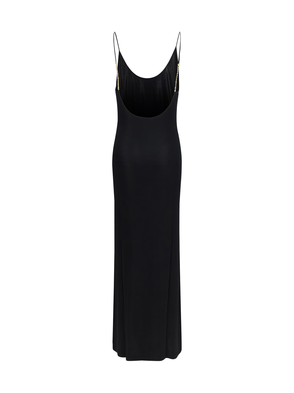 Backless knit Dress with Cassandre chain 2