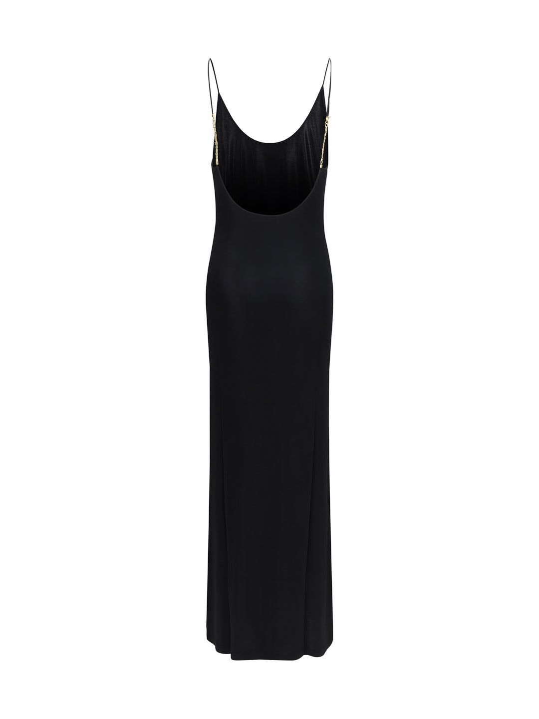 Backless knit Dress with Cassandre chain 2