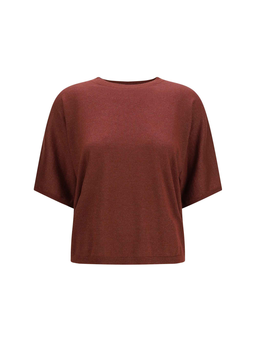 Short-sleeve cashmere and silk Sweater