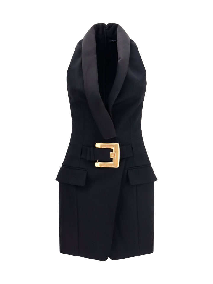 Grain de poudre belted Dress 1
