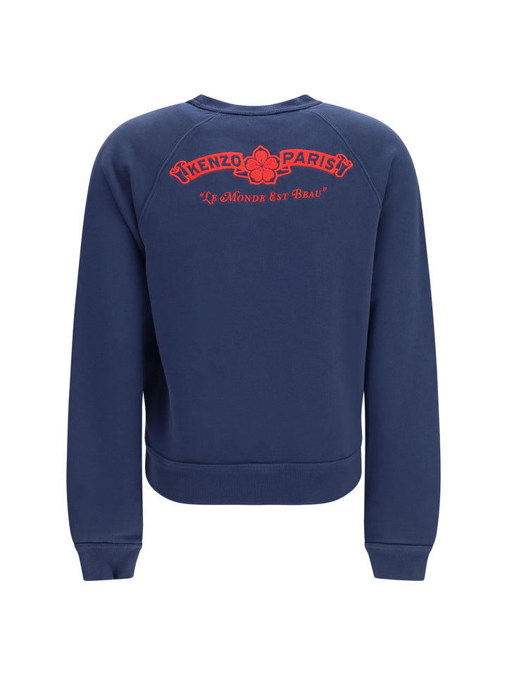 Kenzo Paris Emblem embroidered cotton Sweatshirt 2