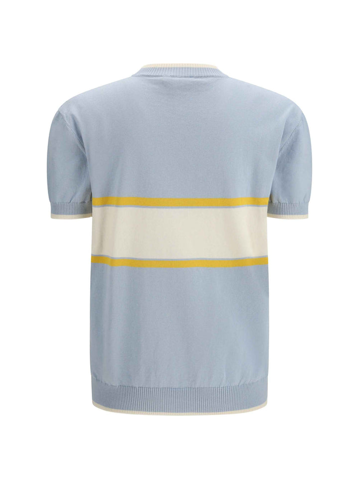 Logo script crewneck with short sleeves