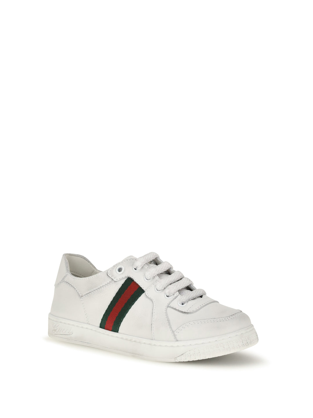 Leather Sneakers with Web detail for Boy 2