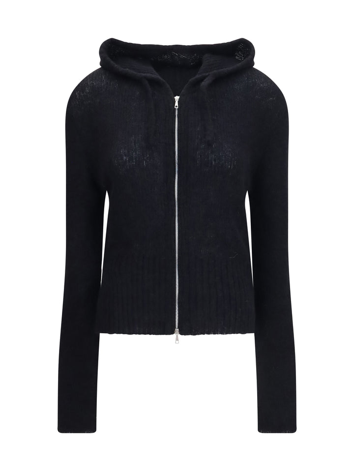 Alpaca-blend Zip-Up Hoodie 1