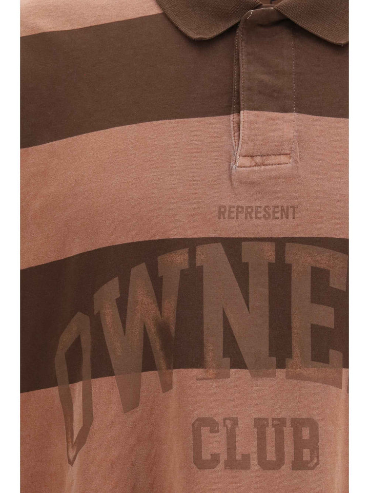 Striped Owners Club rugby Polo