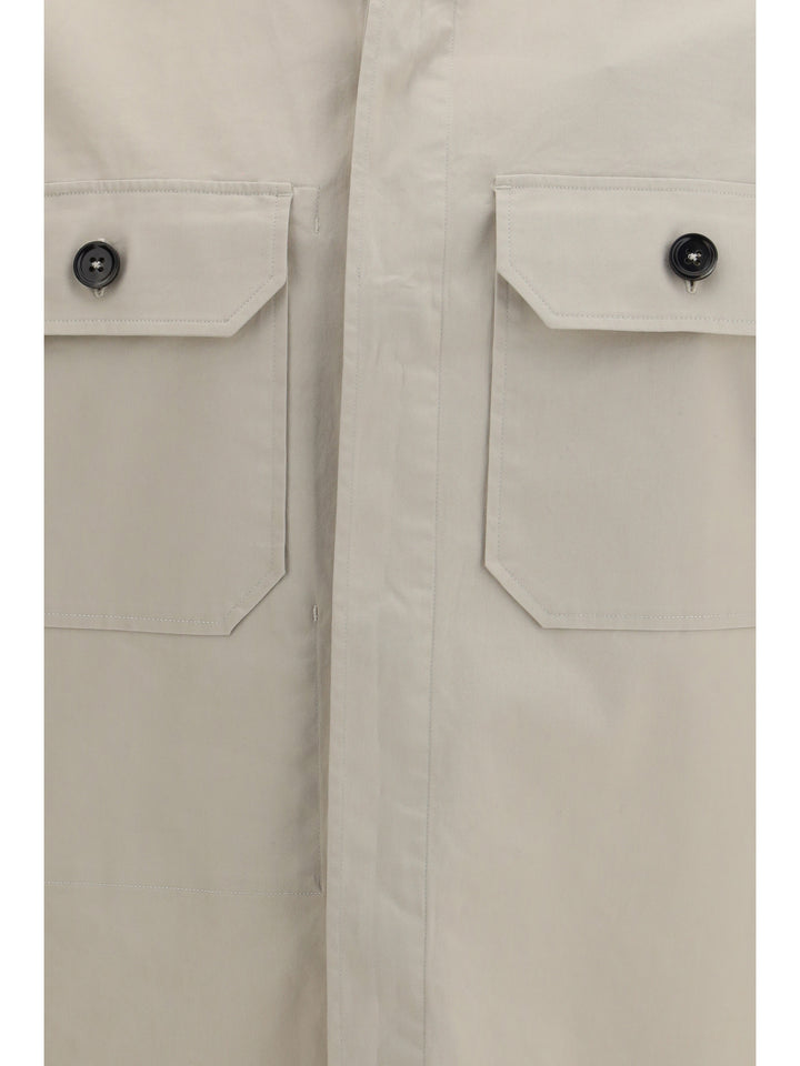 Linen wool and silk Shirt jacket 3