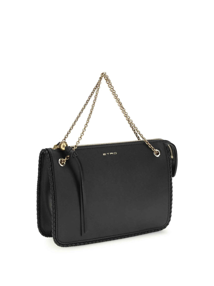 Leather Crossbody Clutch