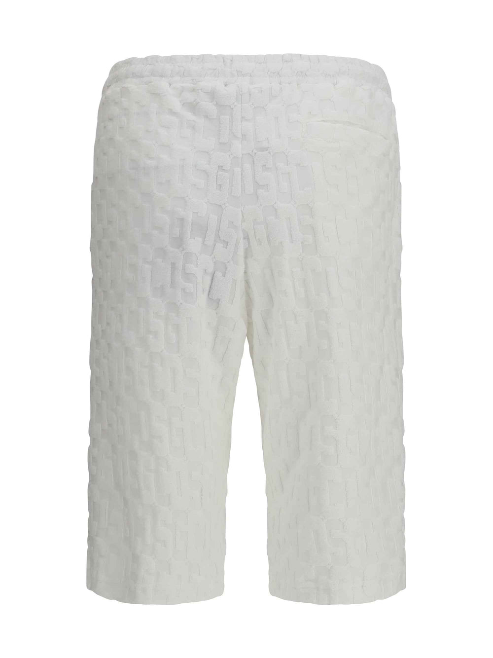 Shorts with all-over monogram