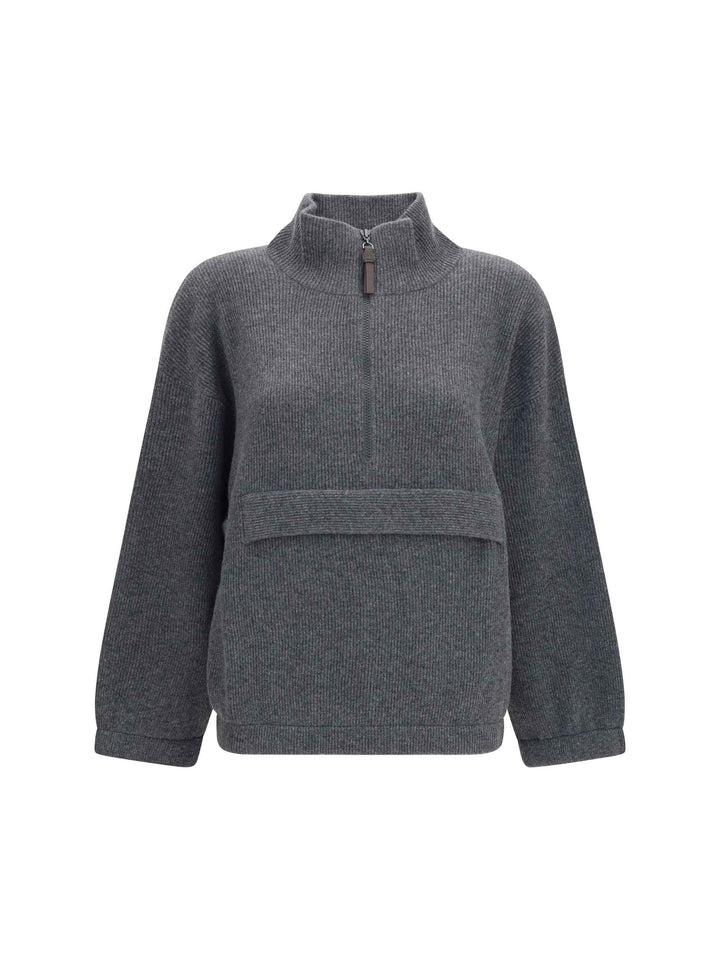 Cashmere half-zip Sweater