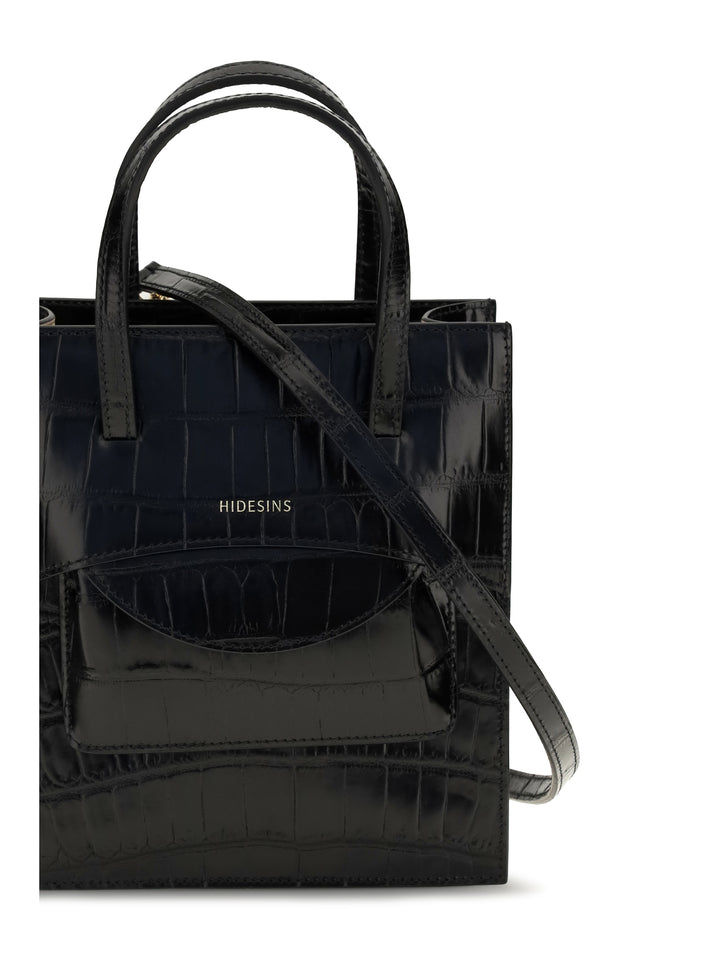 Pocket leather Handbag 4