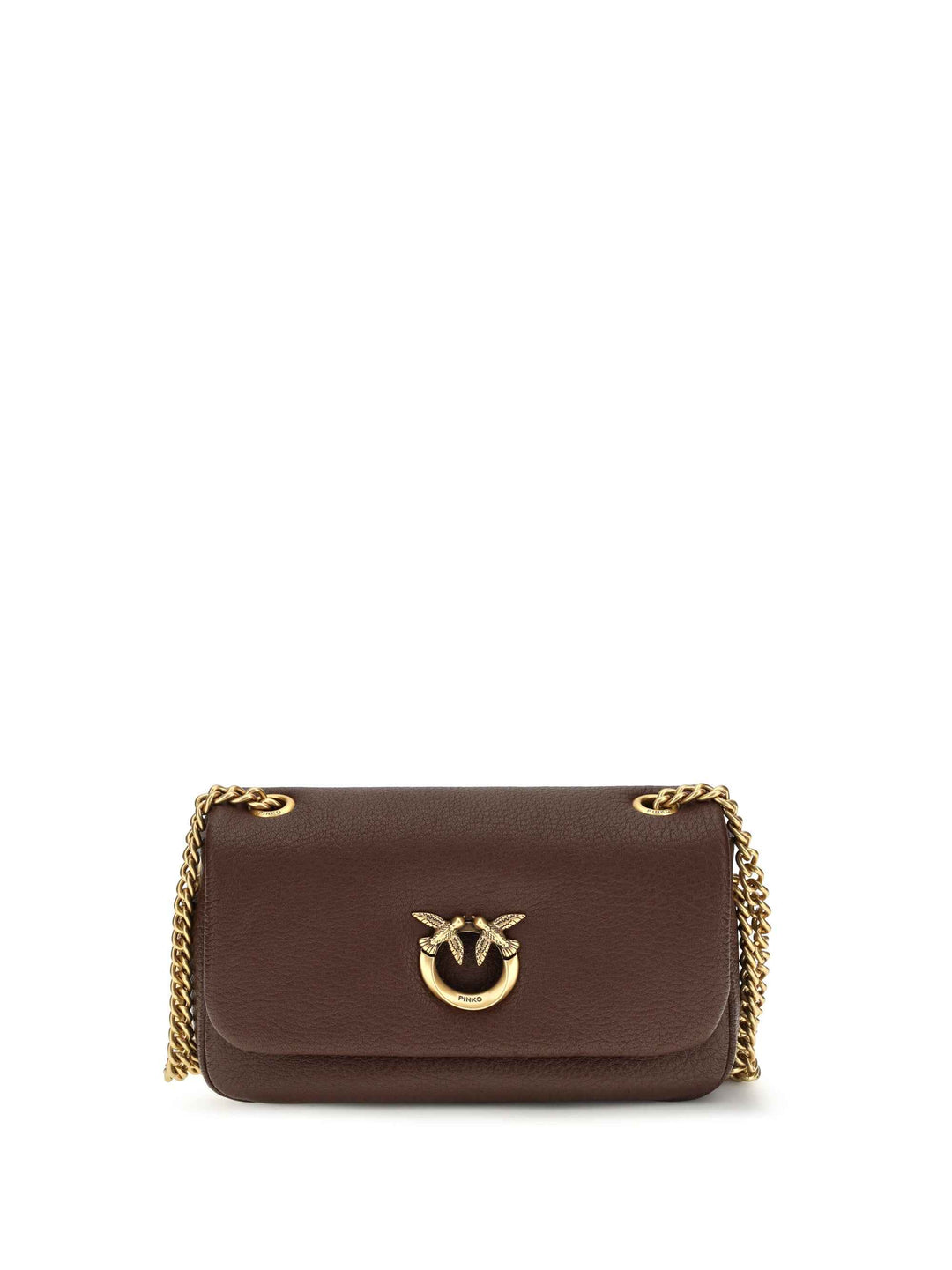 PINKO Bags in CASTANO INTENSO-ANTIQUE GOLD