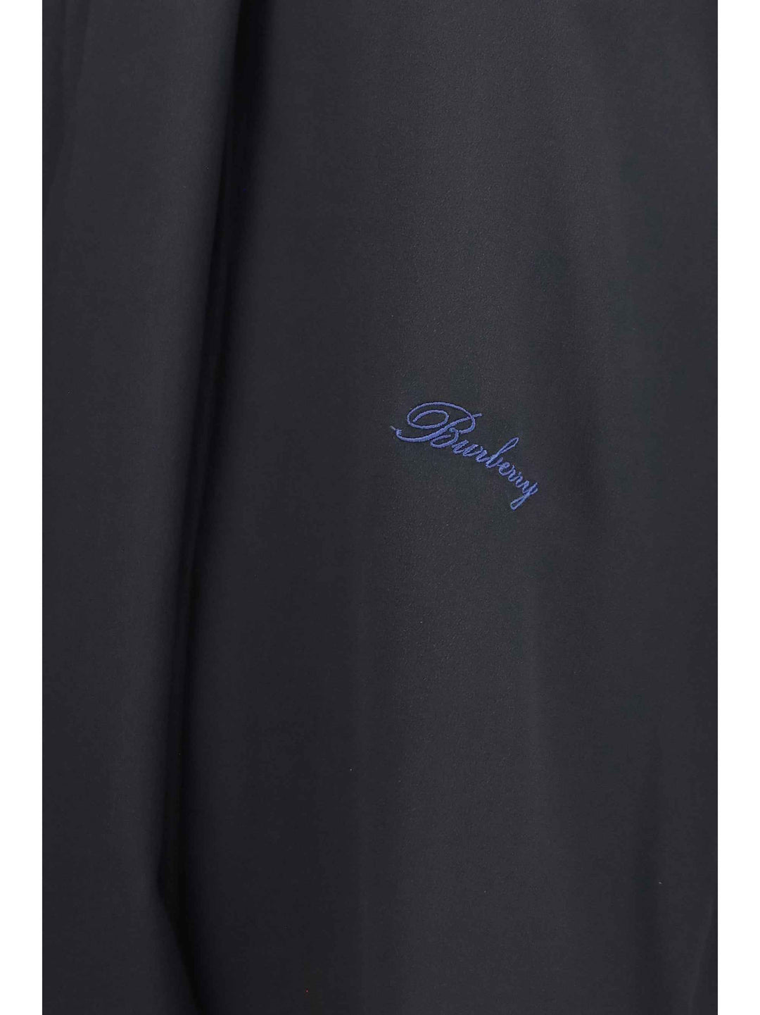 Silk Blouse with embroidered logo and scarf detail