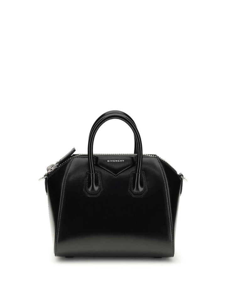 Box leather Antigona mini Handbag