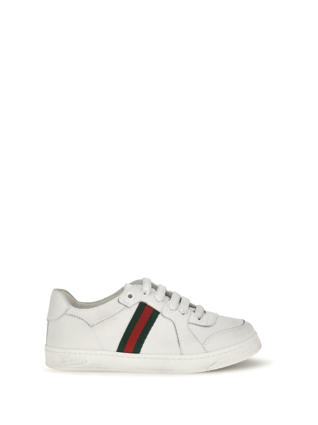 Leather Sneakers with Web detail for Boy 1