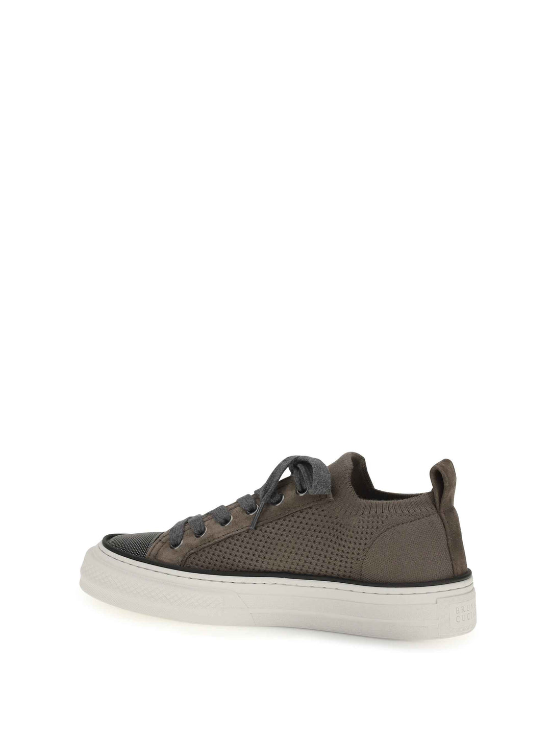 Cotton knit and suede Sneakers