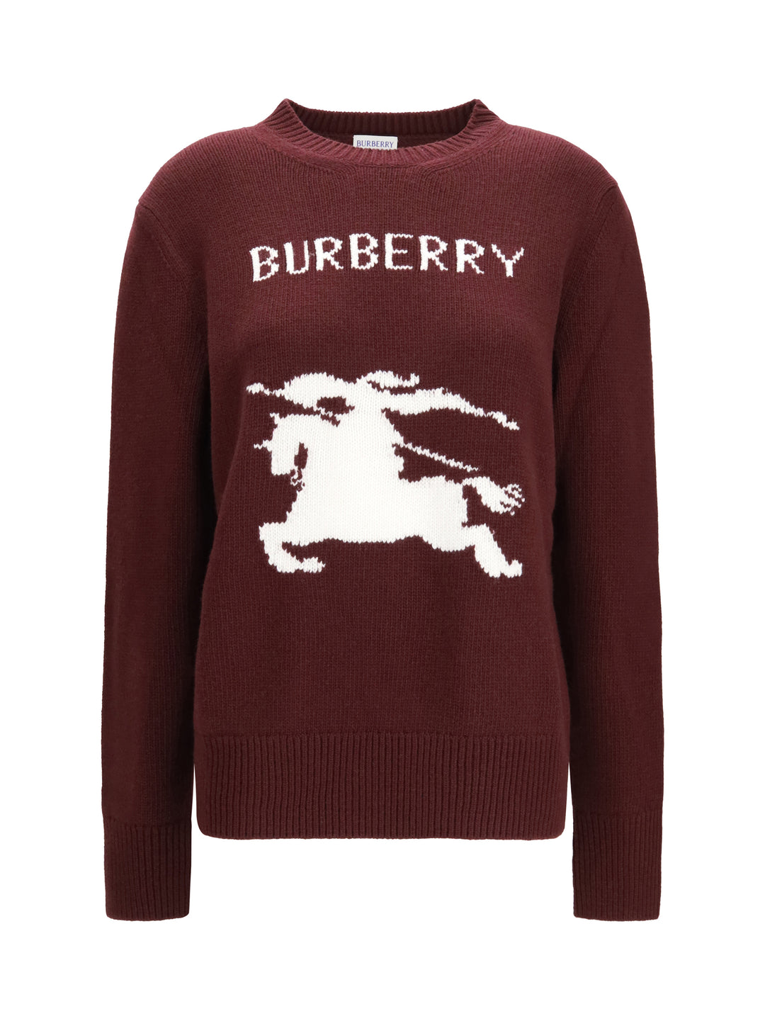 Cashmere and wool Sweater with Knight motif 1