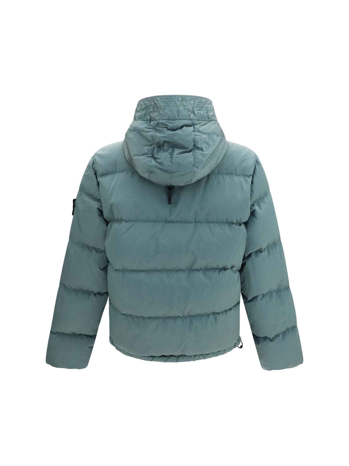 Nylon Metal hooded Puffer Jacket