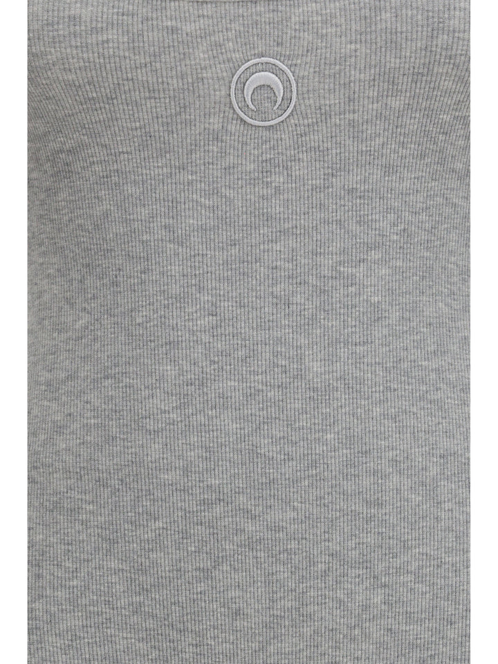 Moon Logo Ribbed Jersey Short Catsuit 3