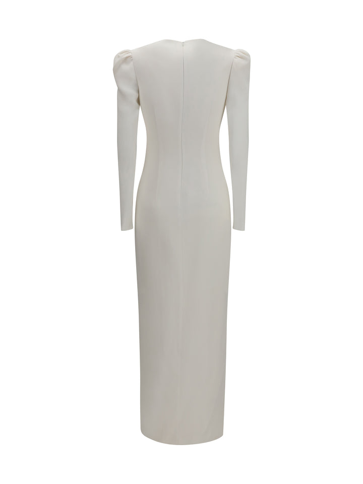 V-neck Dress with bow 2