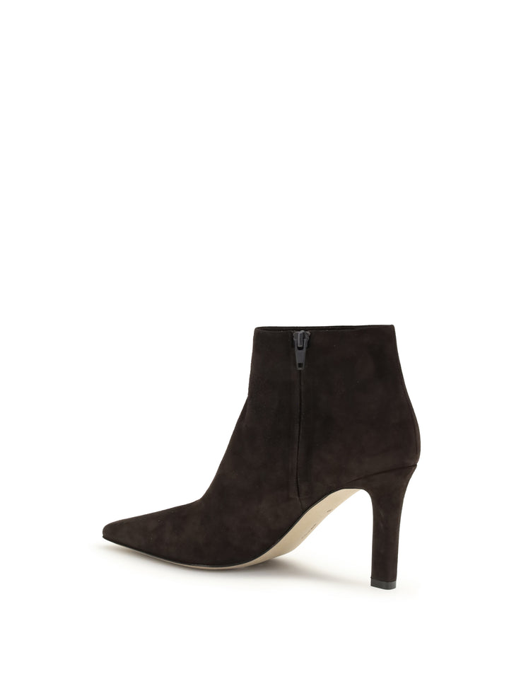 Squared Toe nappa leather ankle Boots 3