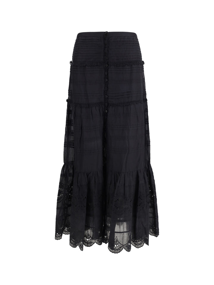 Paoline Long Cotton Skirt 1