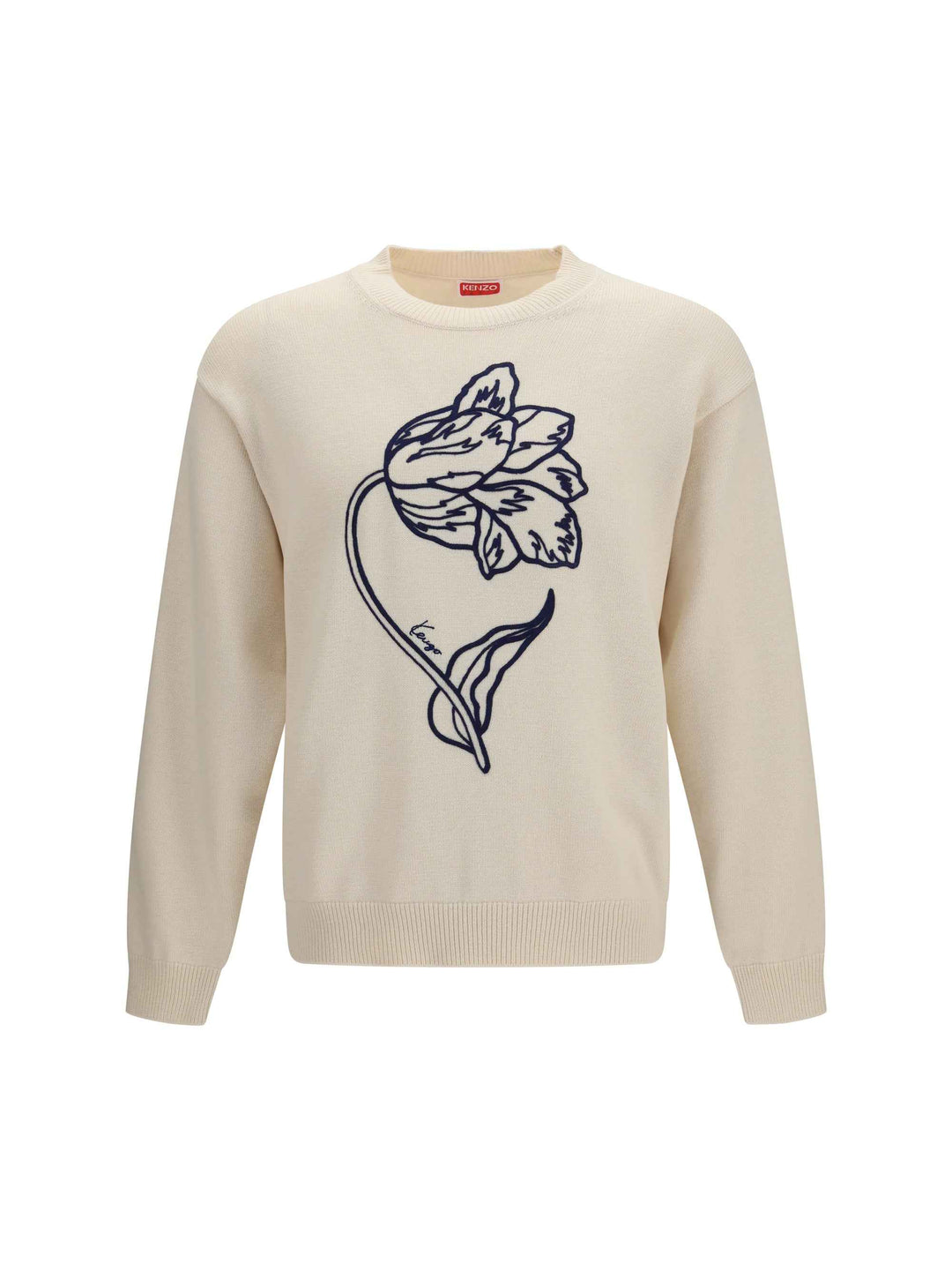 Kenzo Tulip wool and cotton Sweater