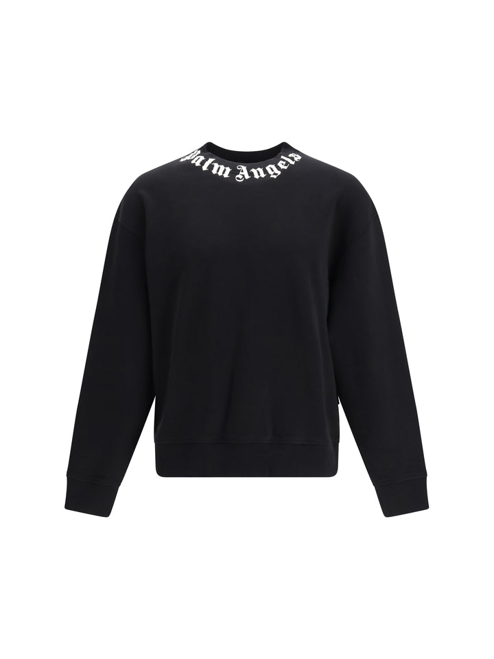 Cotton crewneck Sweatshirt with logo 1