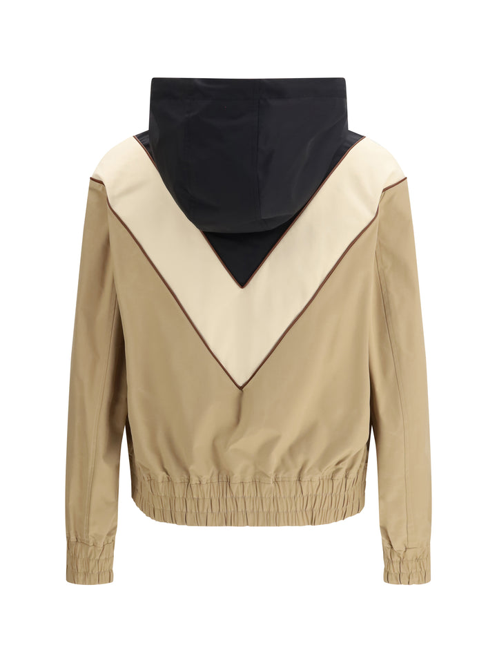 Nylon hooded windbreaker Jacket 2