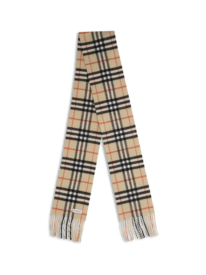 Thin cashmere Check Scarf 2