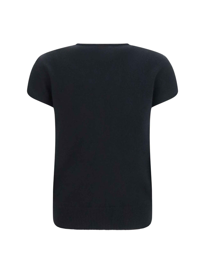 Sleeveless wool and cashmere Sweater
