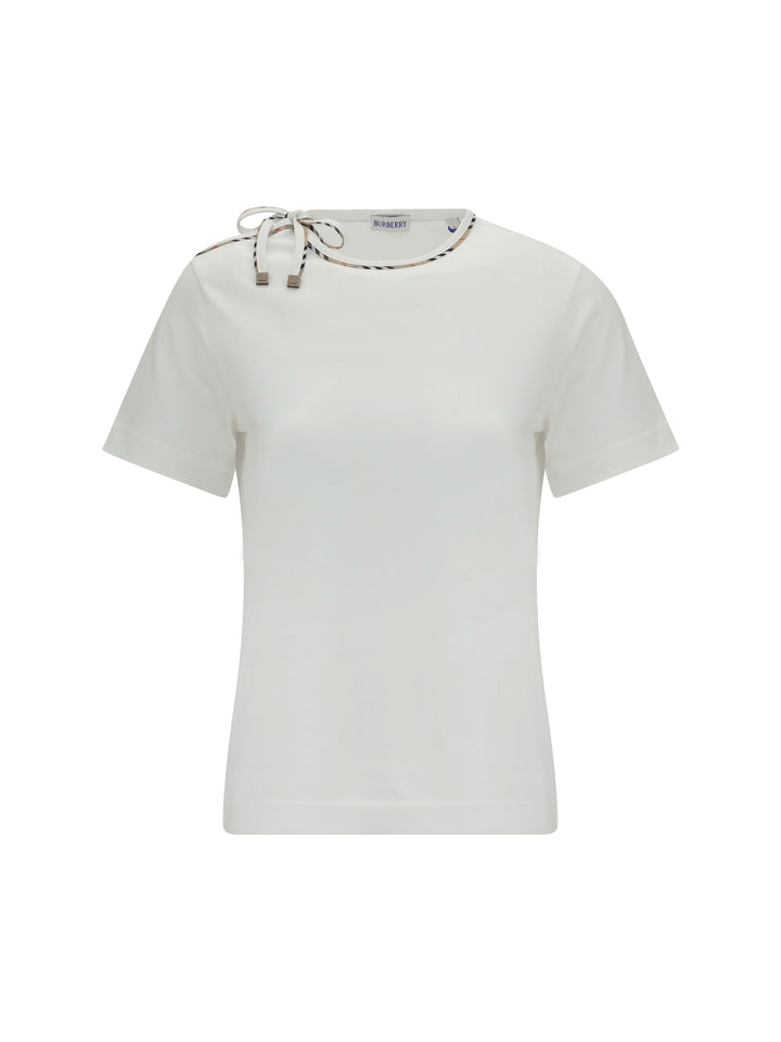 Cotton lace-detail T-shirt 1