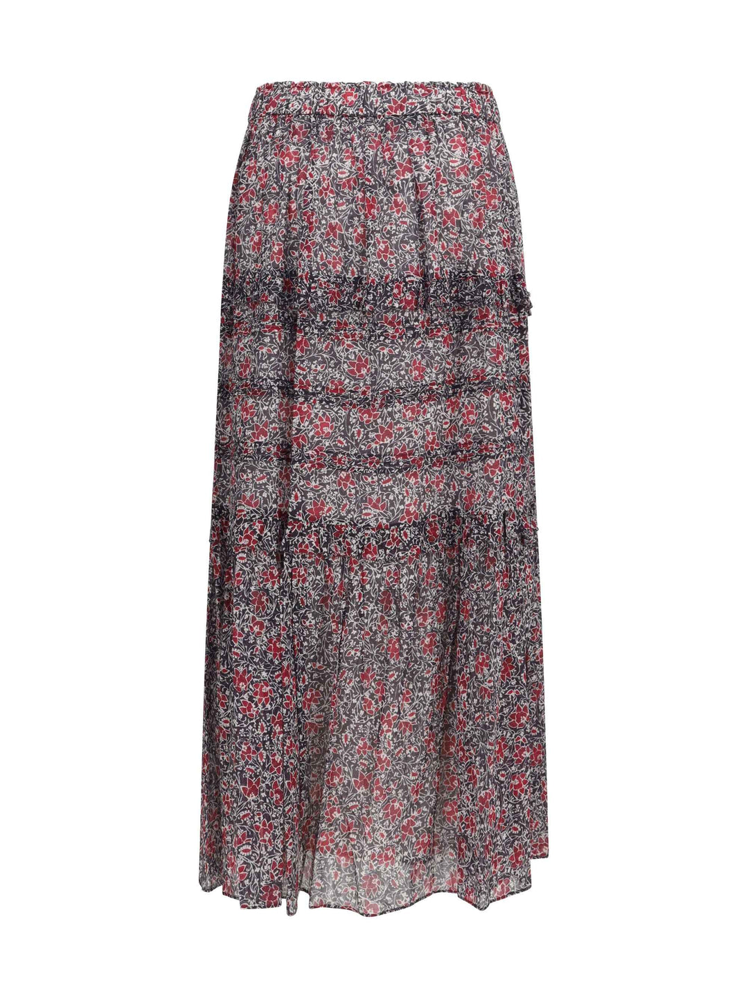 Volomia long ruffled Skirt